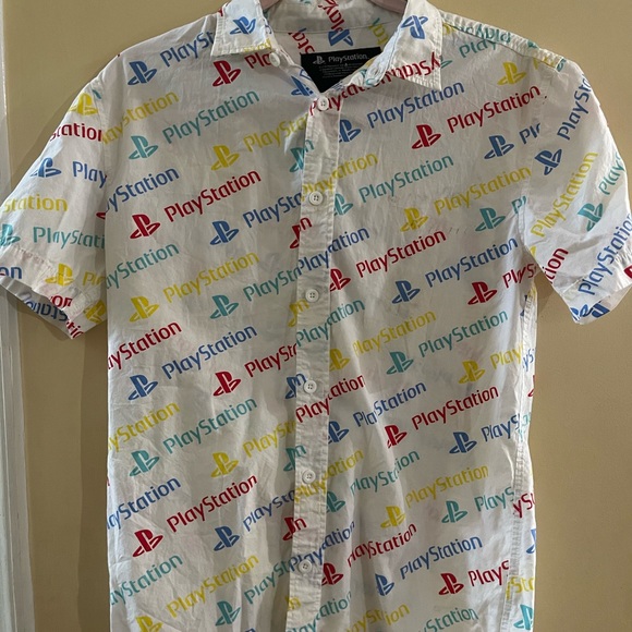Sony Other - Sony Play Station men’s button up shirt